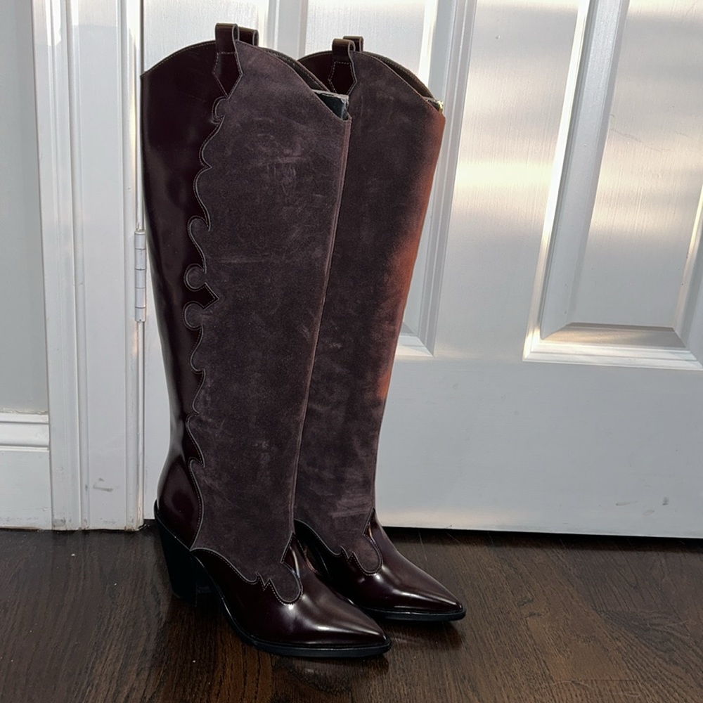 NEW Sigerson Morrison Karida Boots Size 37 - Picture 3 of 8